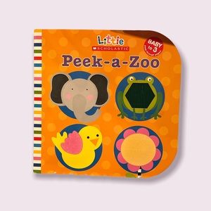 Peek-a-Zoo Touch and Feel Book Baby to 3 Scholastic